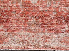 Modern Rug Hand Knotted in Style of Heriz Serapi or Antique Sultanabad