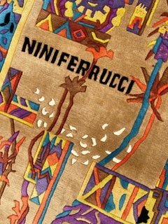 Moderner Teppich, signiert Nini Ferrucci