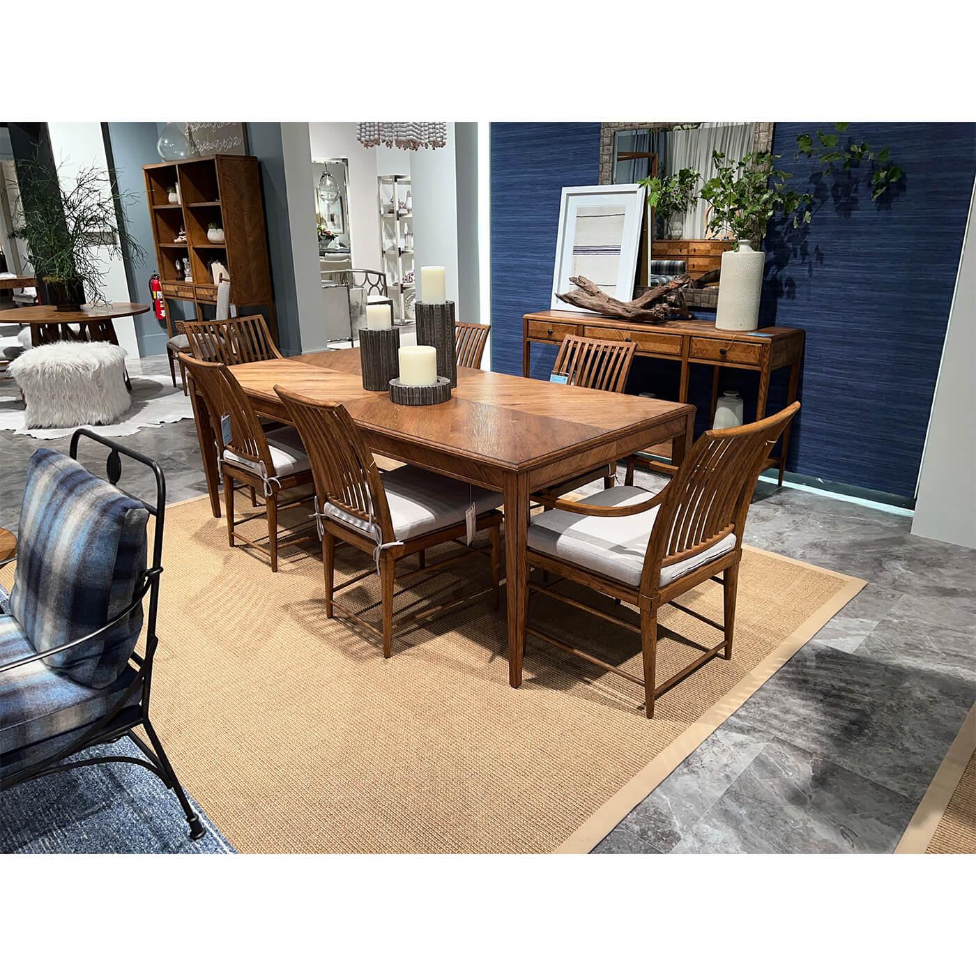modern rustic dining table