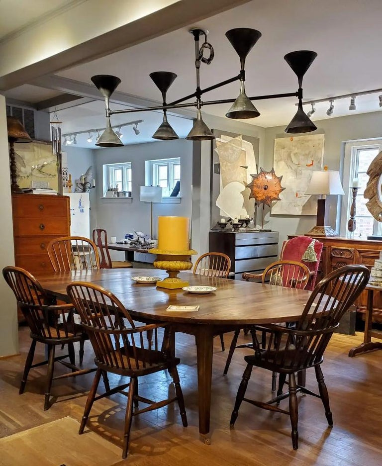 Photo inspiration: Fresh Look at Modern Rustic Industrial Chandelier Made From Antique Pipes And Funnels