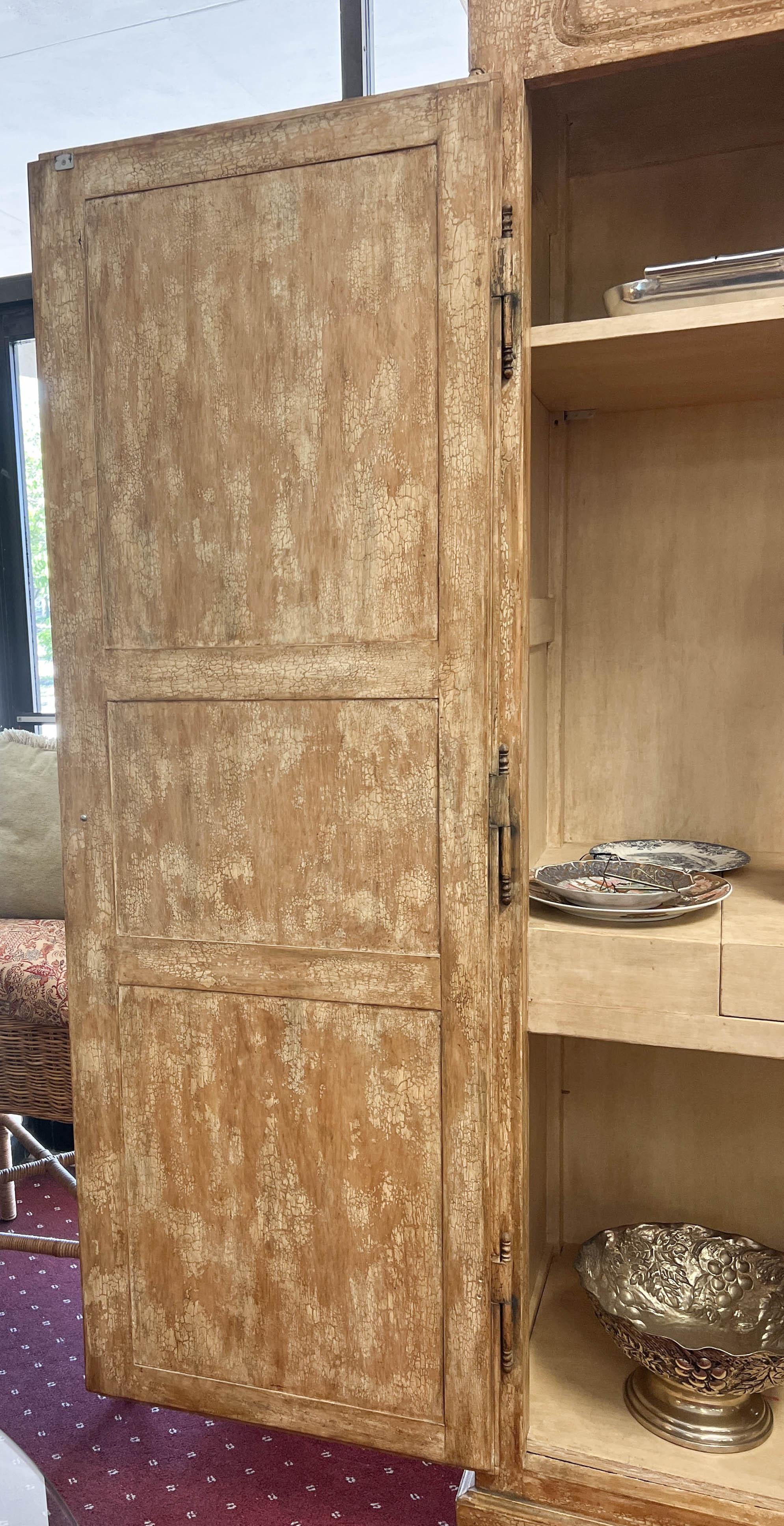 Modern Rustic Large-Scale Armoire For Sale 7