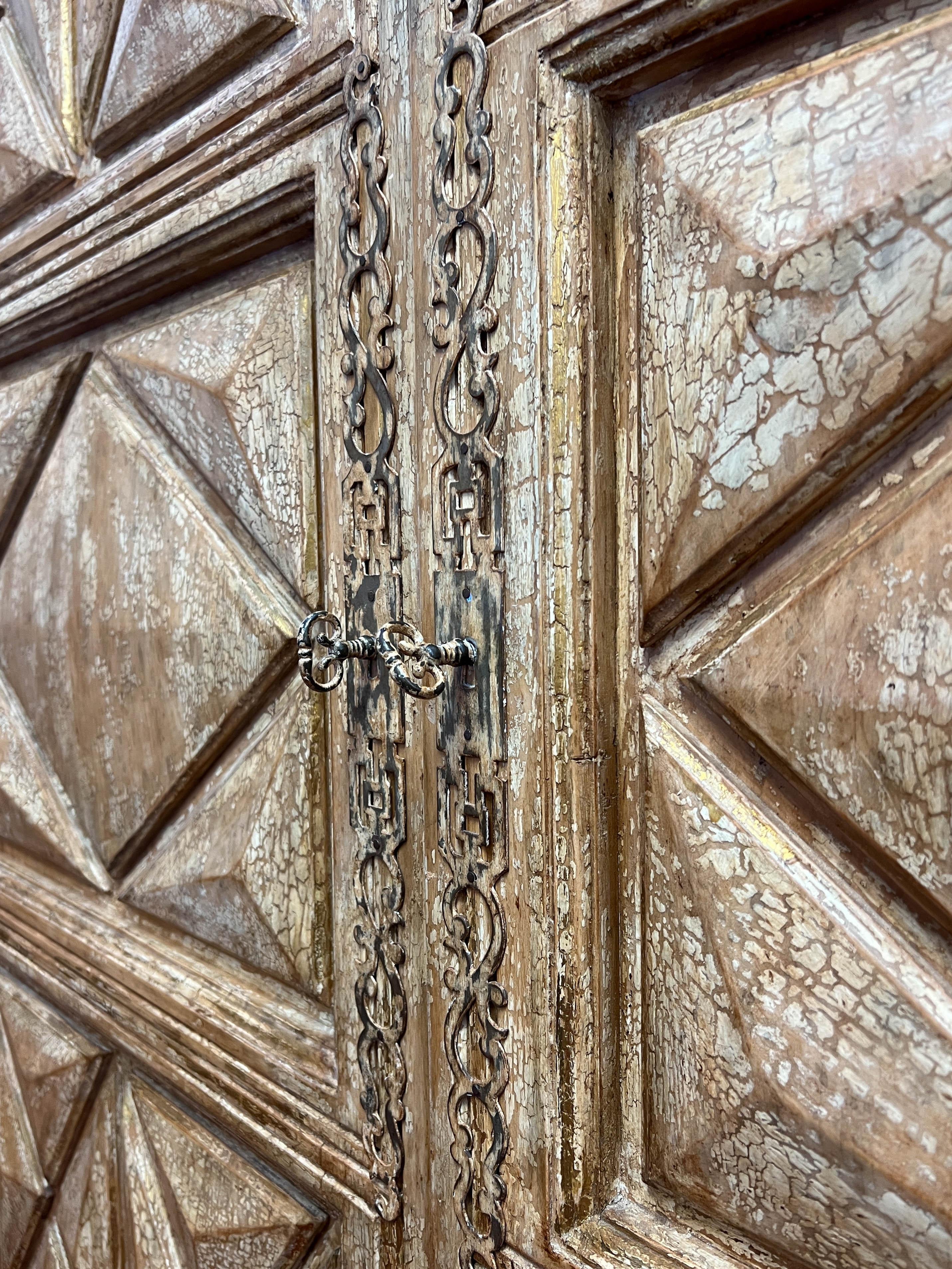 Modern Rustic Large-Scale Armoire For Sale at 1stDibs