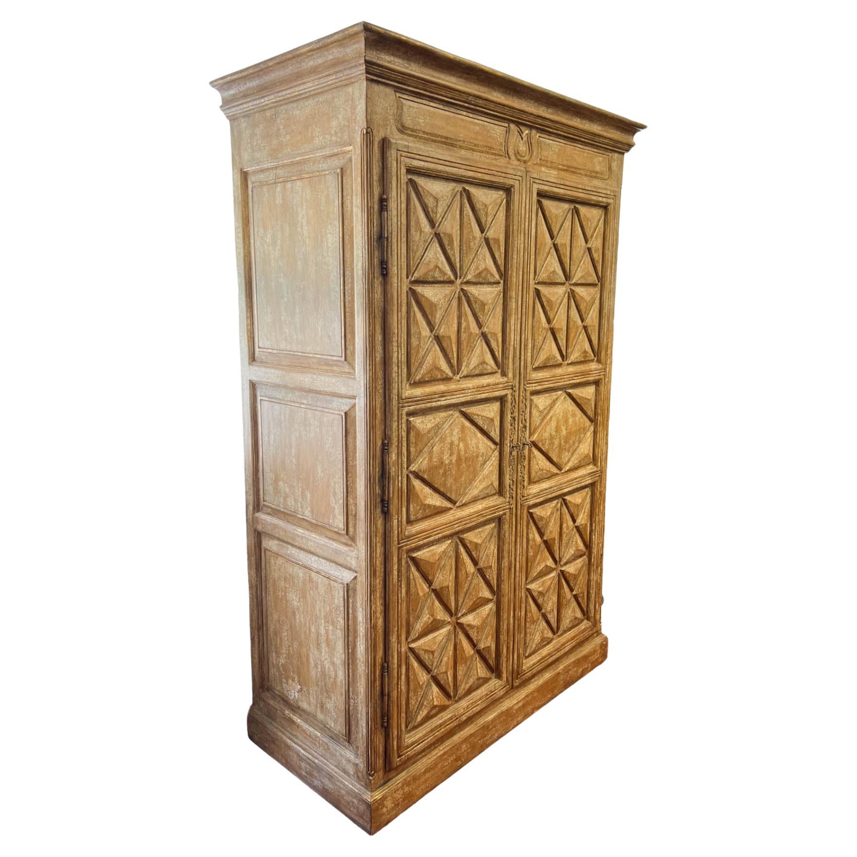 Modern Rustic LargeScale Armoire For Sale at 1stDibs