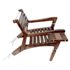 Modern Rustic Lounge Chair for Indoor or Outdoor Use Pool Chair
