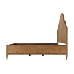 Modern Rustic Oak King Bed