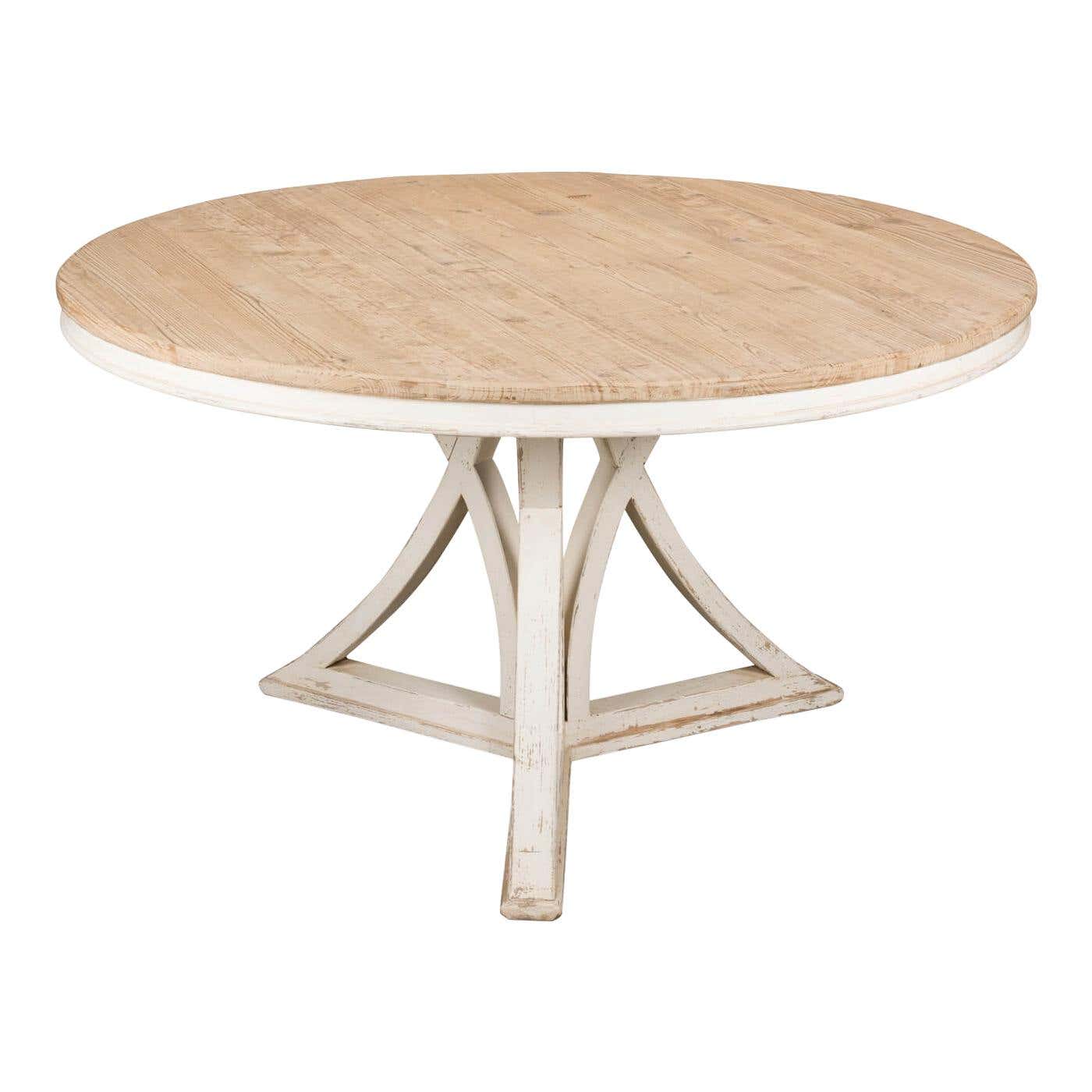 Modern Rustic Round Dining Table For Sale at 1stDibs | modern rustic ...