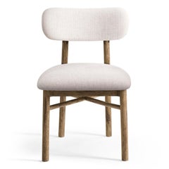 Modern Rustic Upholstered Side Chair