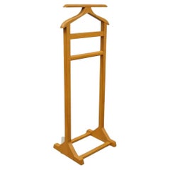 Modern Saddle Leather Italian Gentleman's Clothing Valet Suit Butler Stand