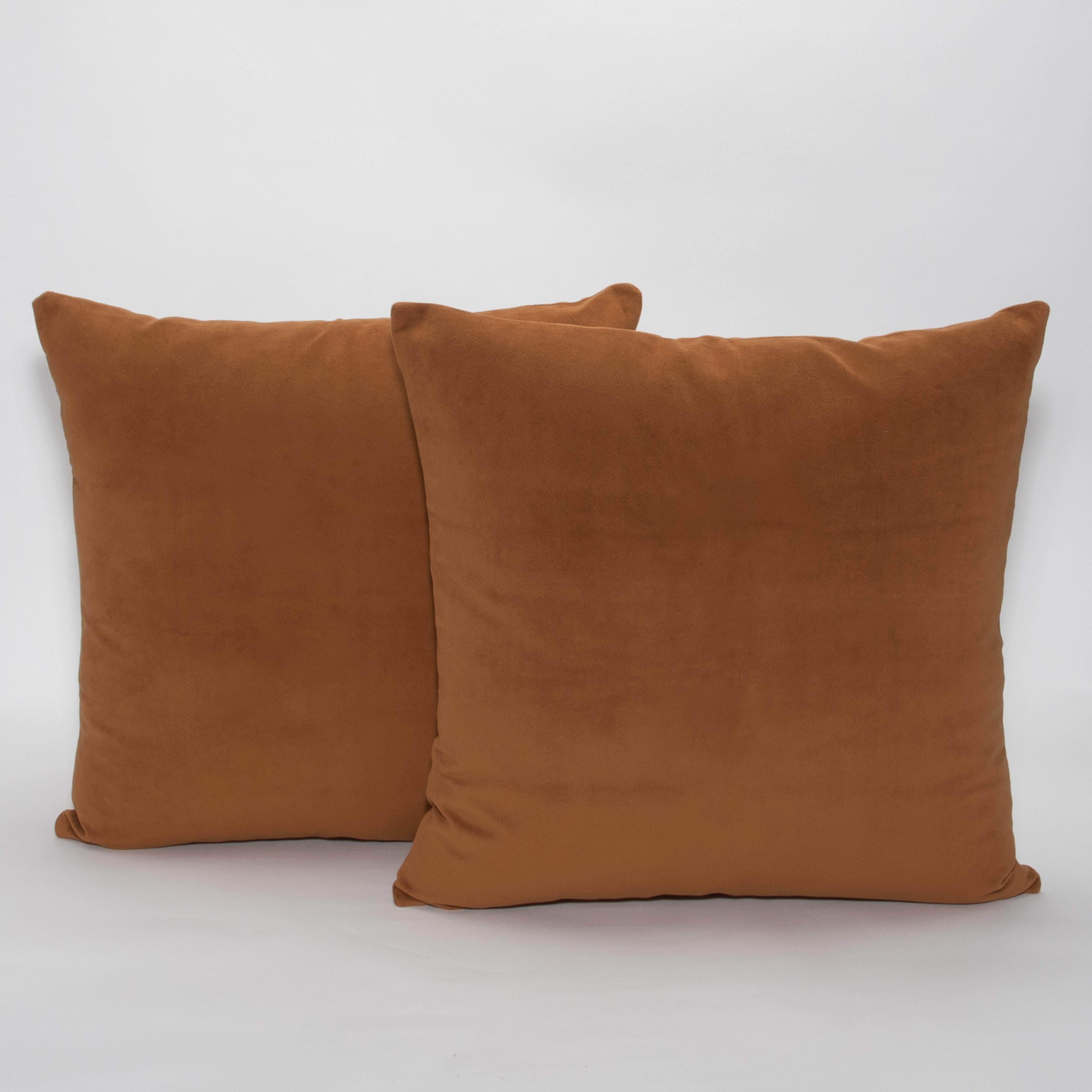 Fait main Coussin décoratif moderne en velours de selle de MOGUL en vente