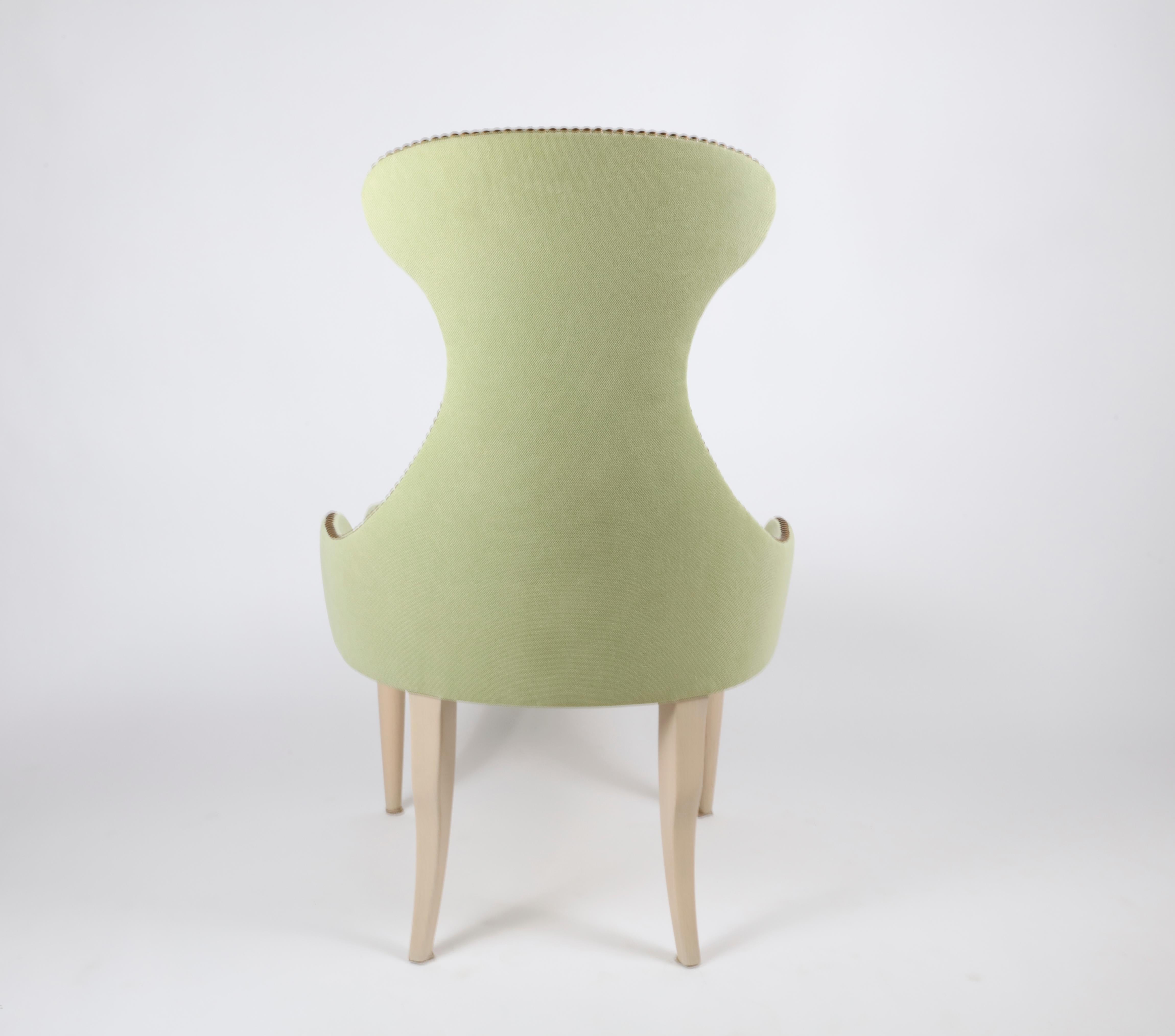 sage green chair