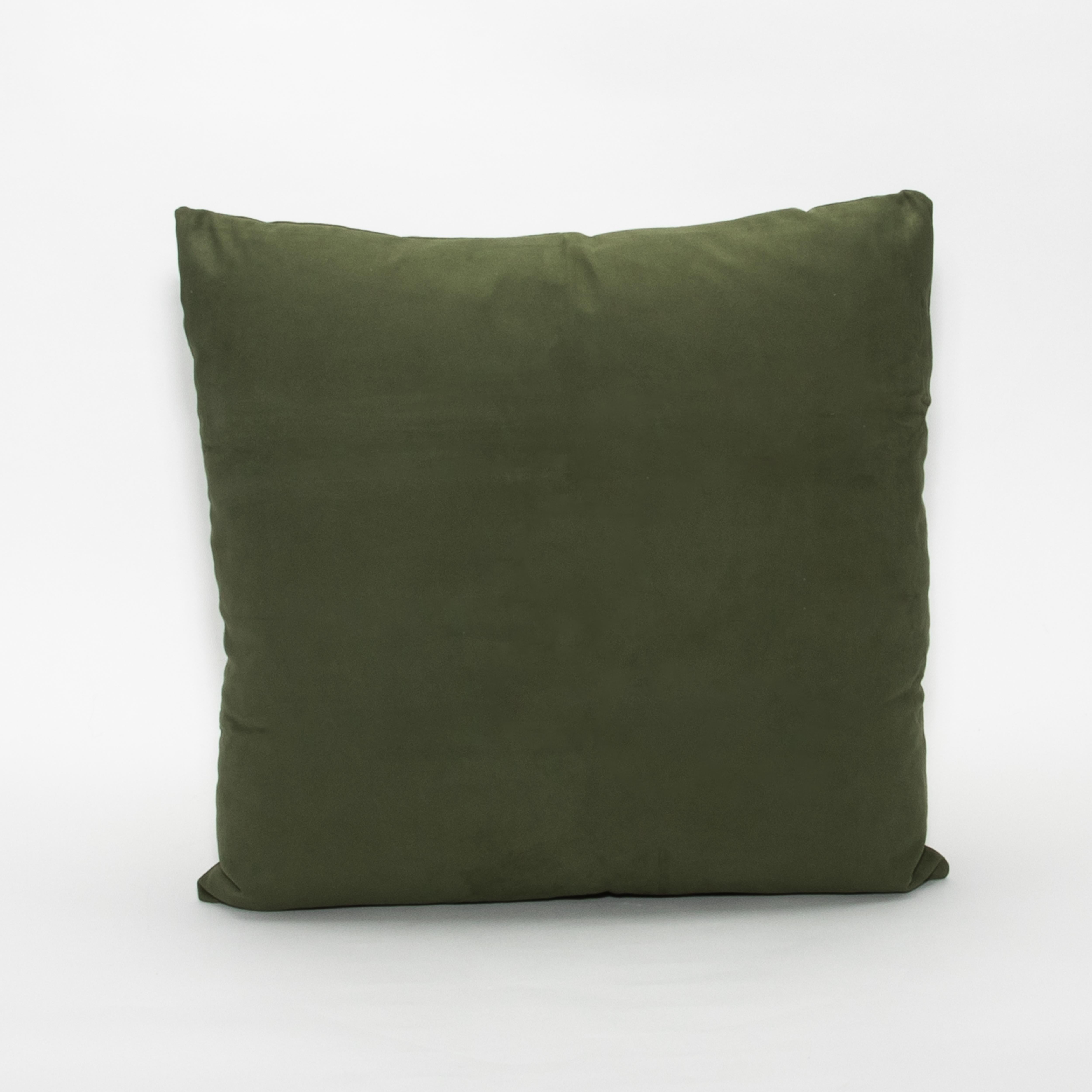 Américain The Moderns Sage Suede Decorative Pillow by MOGUL en vente