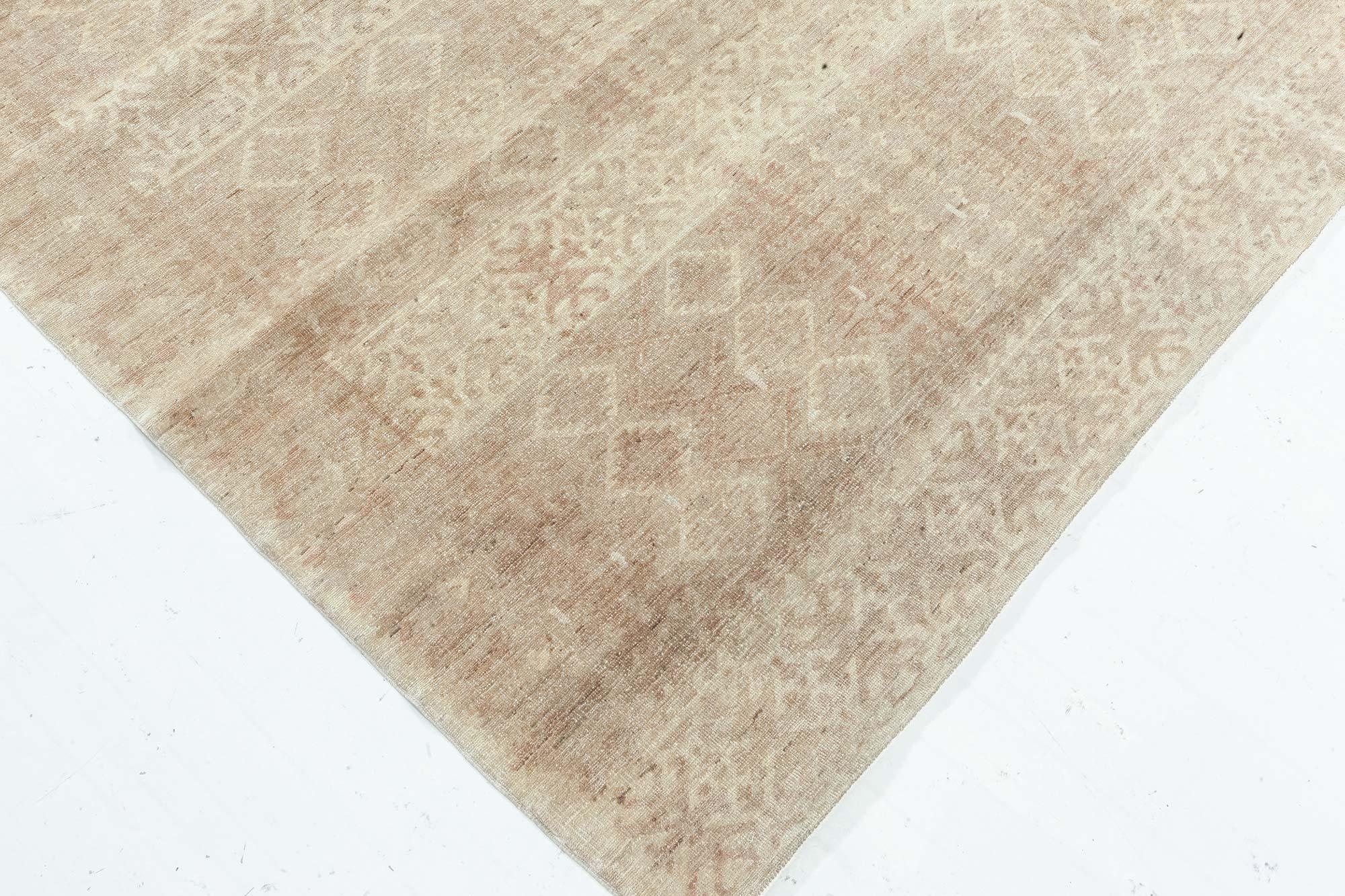 Modern Samarkand Geometric Handmade Carpet by Doris Leslie Blau In New Condition For Sale In New York, NY