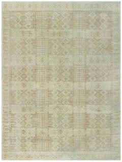 Alfombra moderna geométrica Samarcanda hecha a mano por Doris Leslie Blau