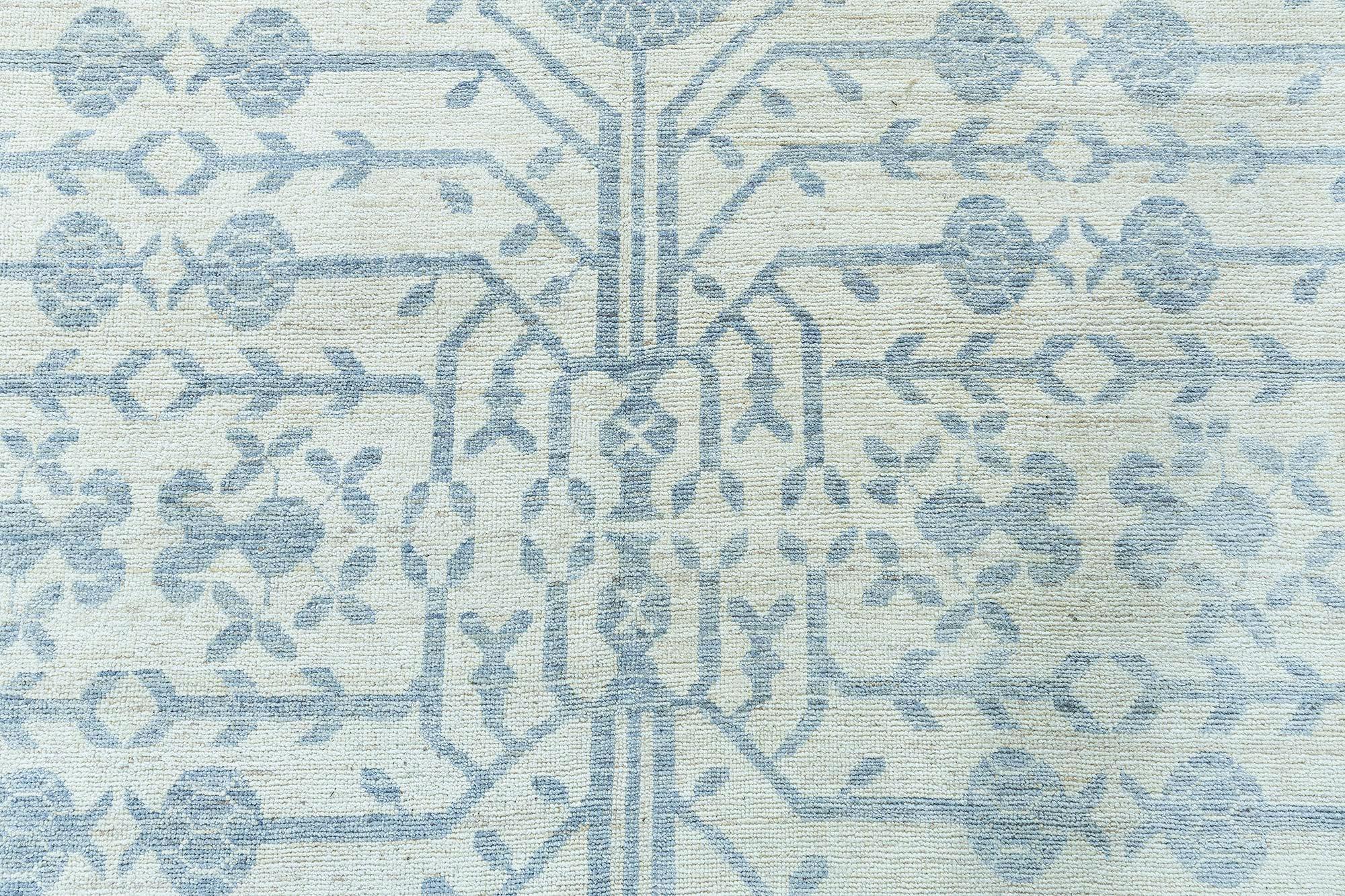 Moderner Samarkand-Teppich von Doris Leslie Blau (Afghanisch) im Angebot