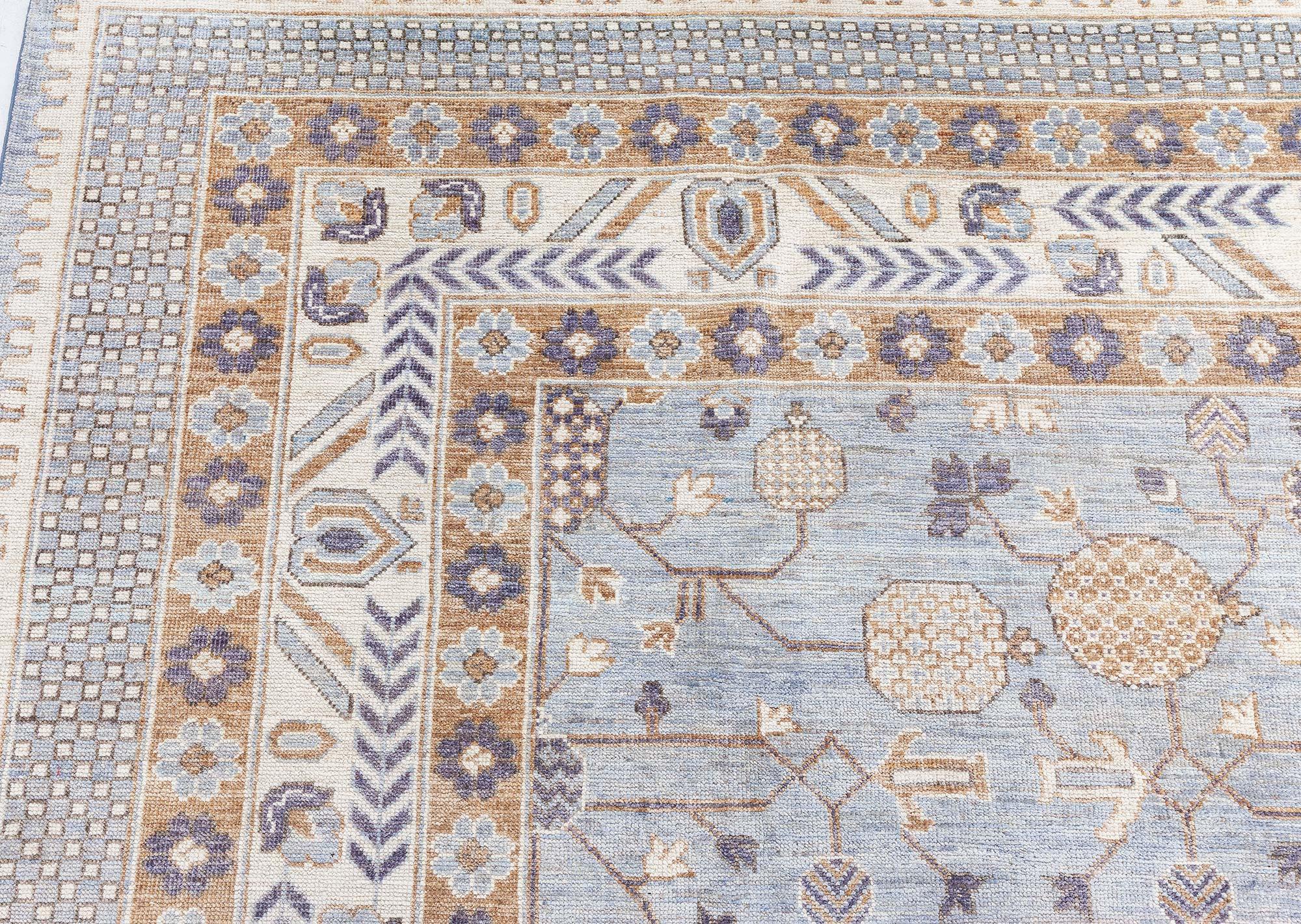 Moderner Samarkand-Teppich von Doris Leslie Blau im Zustand „Neu“ im Angebot in New York, NY