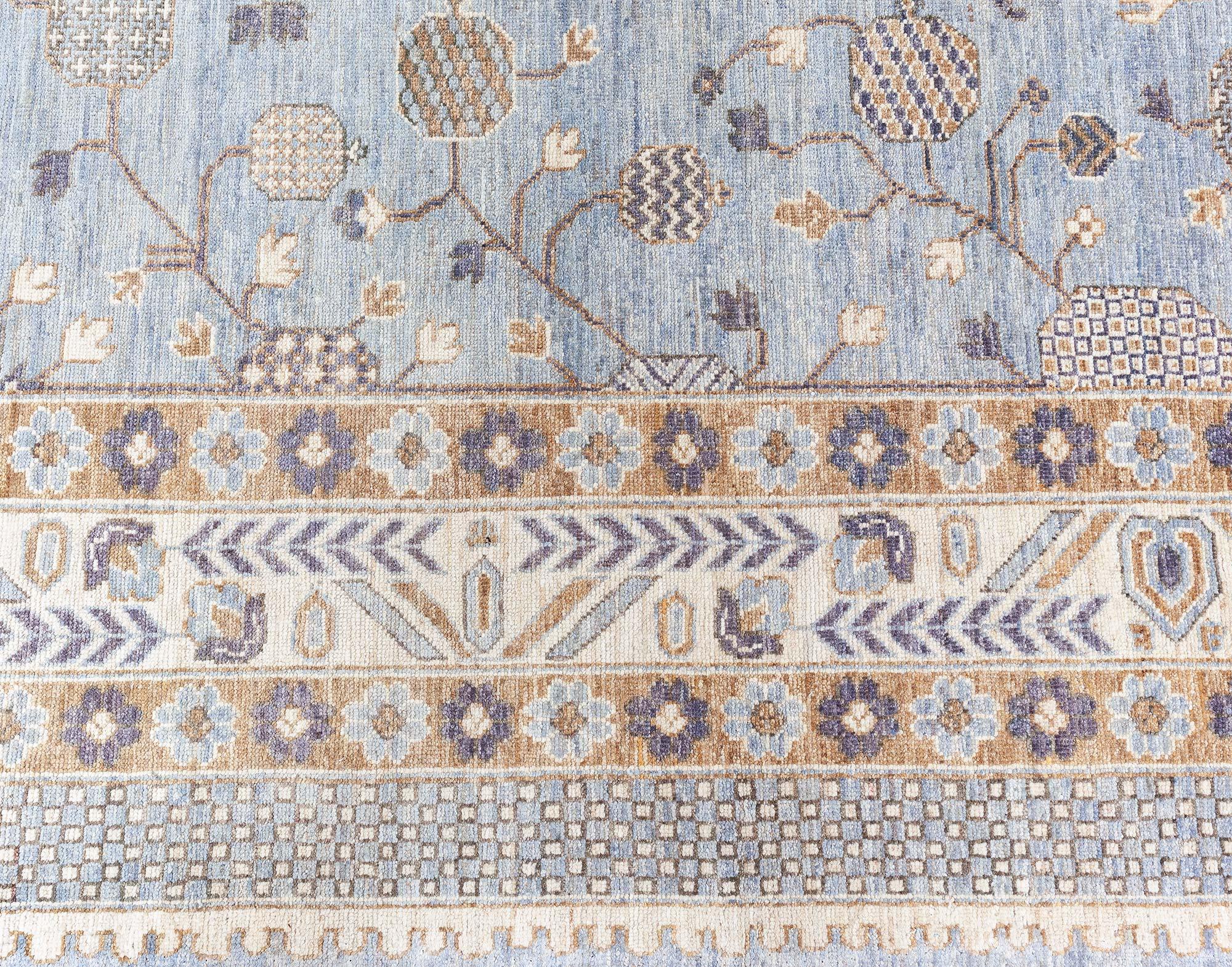 Moderner Samarkand-Teppich von Doris Leslie Blau im Angebot 1