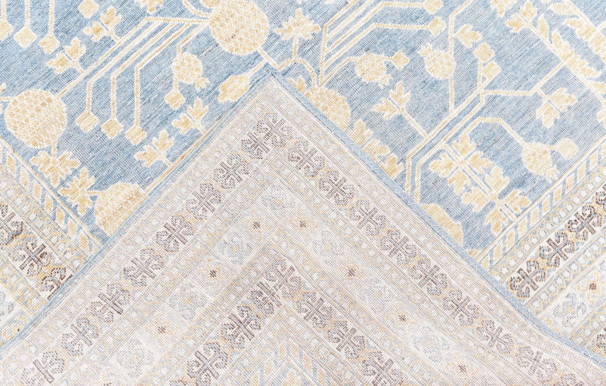 Moderner Samarkand-Teppich Doris Leslie Blau im Angebot 3