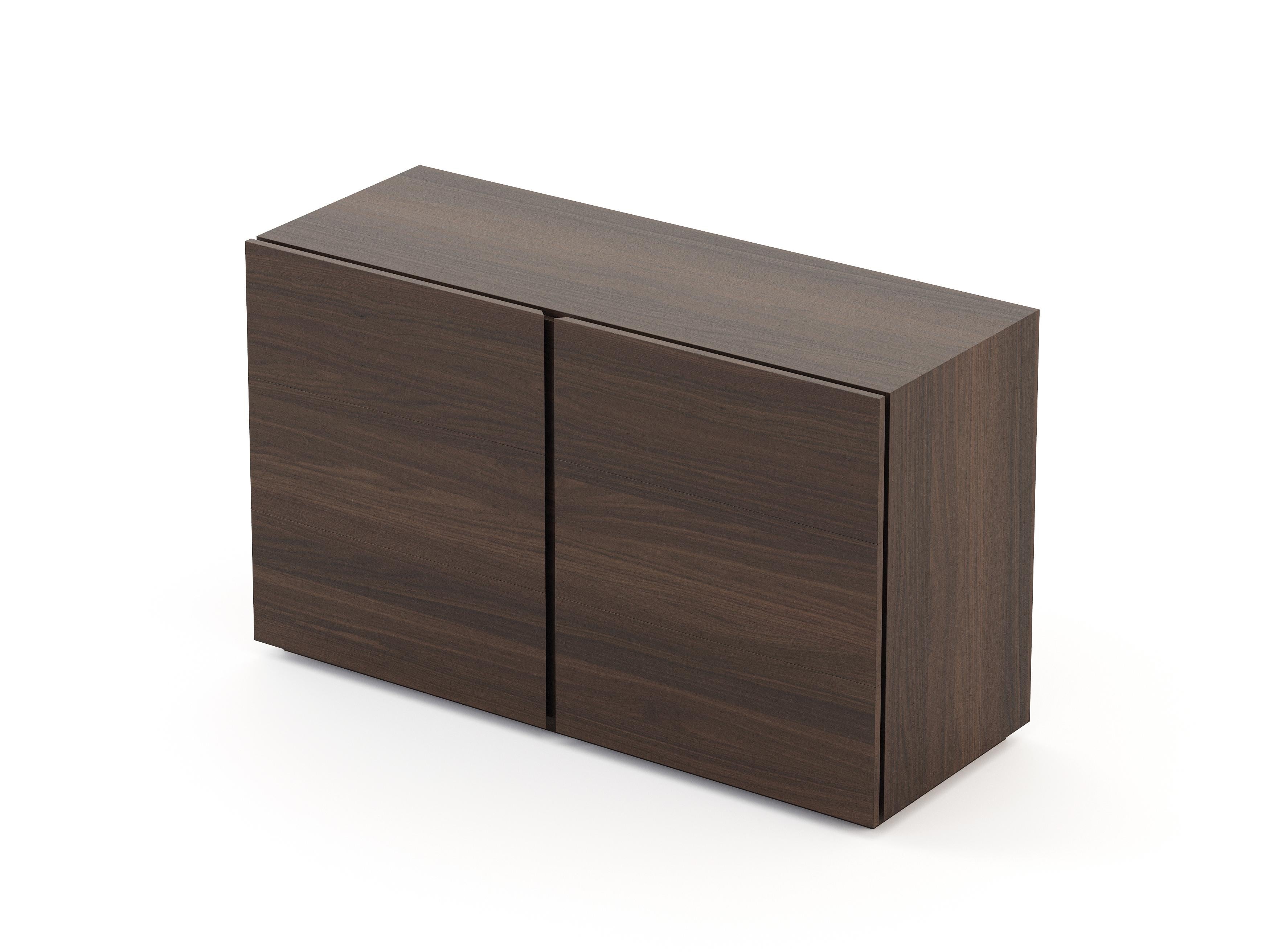 Portuguese Modern Santorini Chest of Drawers Made with Walnut, Handmade by Stylish Club For Sale