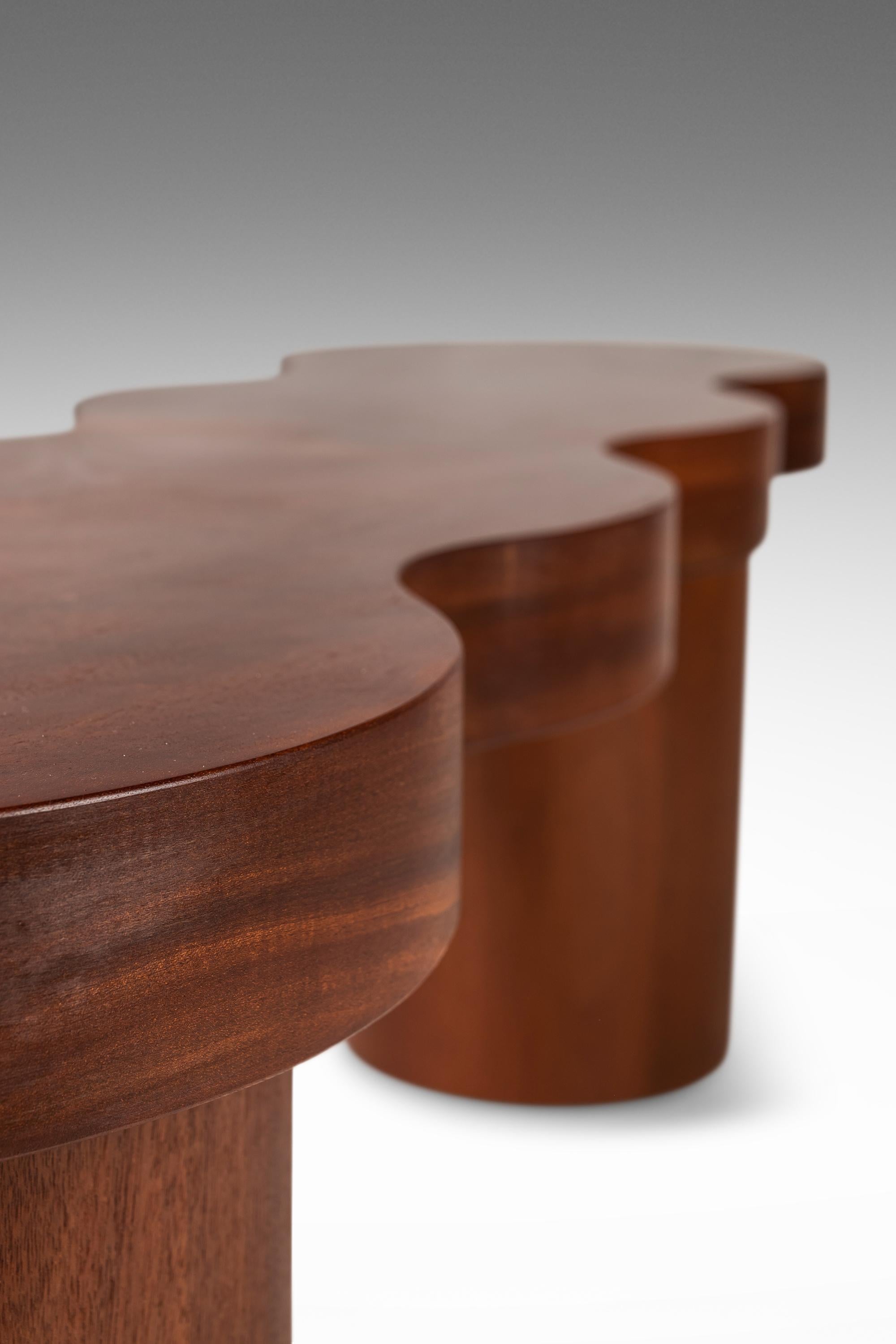 Banco moderno de caoba sapeli de Mark Leblanc, Mark Leblanc Studios, EE.UU., c. 2024 en venta 10