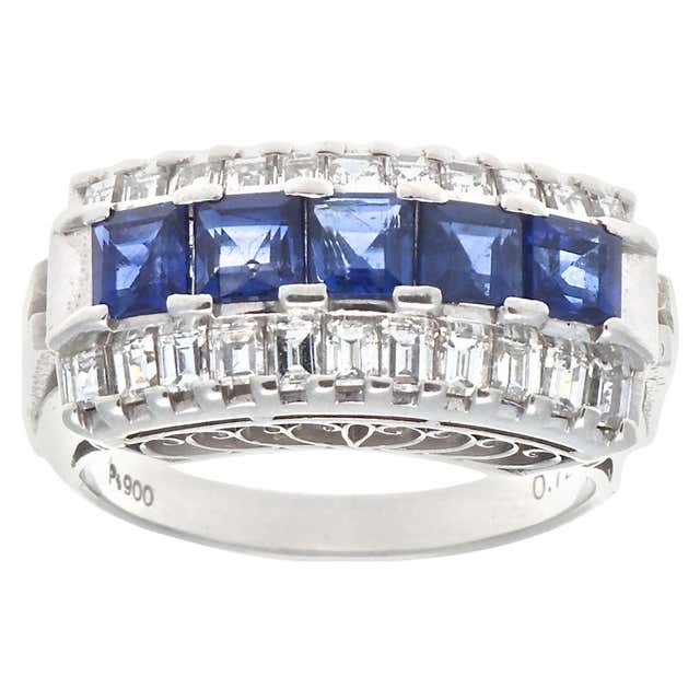 Antique Sapphire and Diamond Engagement Rings - 14,879 For Sale at ...