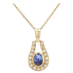 Collares colgantes de zafiro