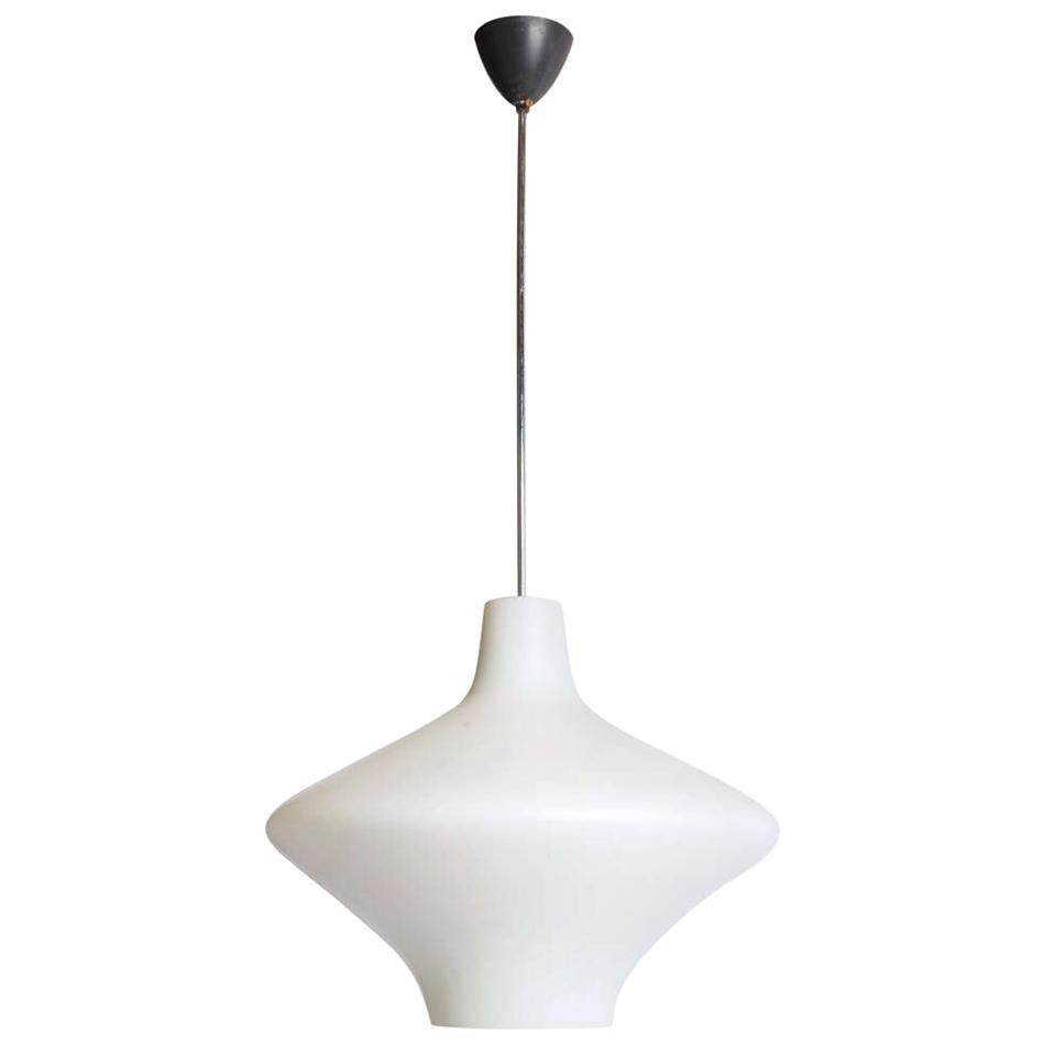 Modern Saturnus Opaline Pendant, 1960s For Sale