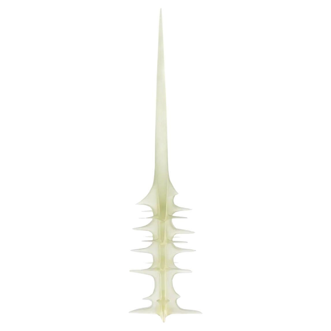 Modern Scale Model Cast Resin in Green Sculpture Hurts Like Heaven by Karen Atta For Sale