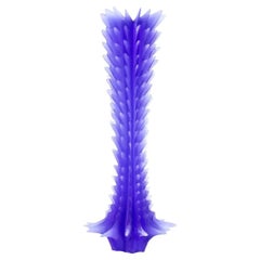 Modern Scale Model Cast Resin in Purple Sculpture "Pearl" by Karen Atta