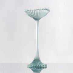 Modern Scale Model Cast Resin Light Green Sculpture Cloudbusting by Karen Atta