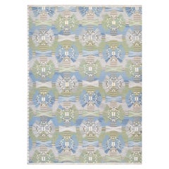 Tappeto moderno in lana a motivi geometrici blu e verde The Modern Scandinavian 15
x20
3