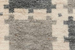 Modern Scandinavian Geometric Wool Pile Rug by Doris Leslie Blau