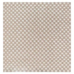 Modern Scandinavian Indoor-Outdoor Checkerboard Rug Custom by Doris Leslie Blau