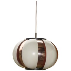 Modern Scandinavian Light in Copper from the 1950s, Fog & Morup, Lyfa Style