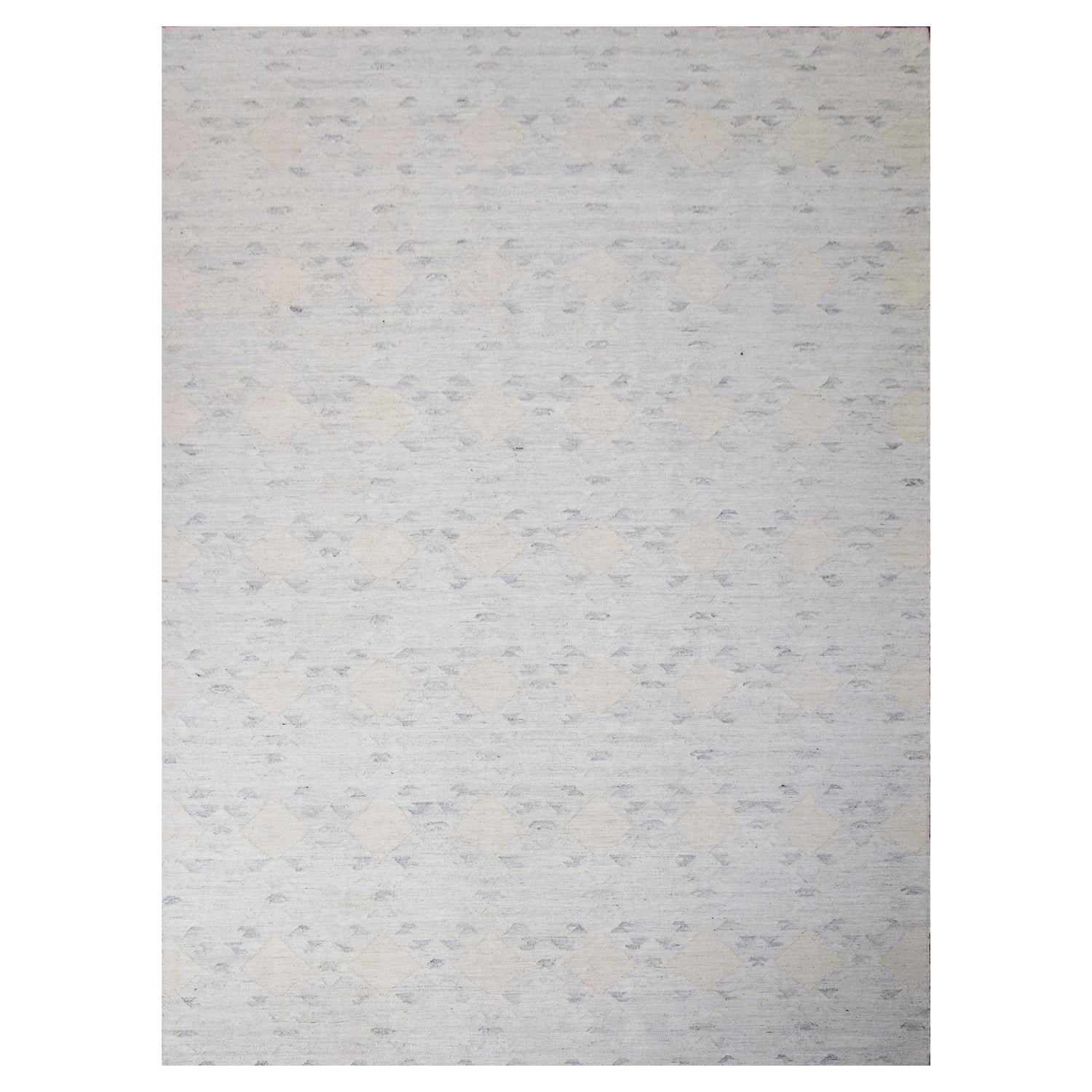 Modern Scandinavian Rug with Ivory and Gray Geometric Patterns For Sale at  1stDibs