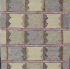 Modern Scandinavian Rug with Geometric Patterns by Keivan Woven Arts 3'10 x 6'6