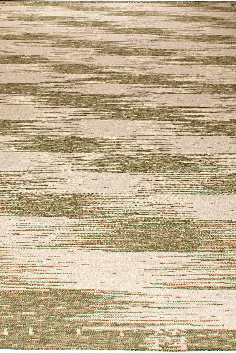Indiano Tappeto in lana in stile scandinavo moderno con design 