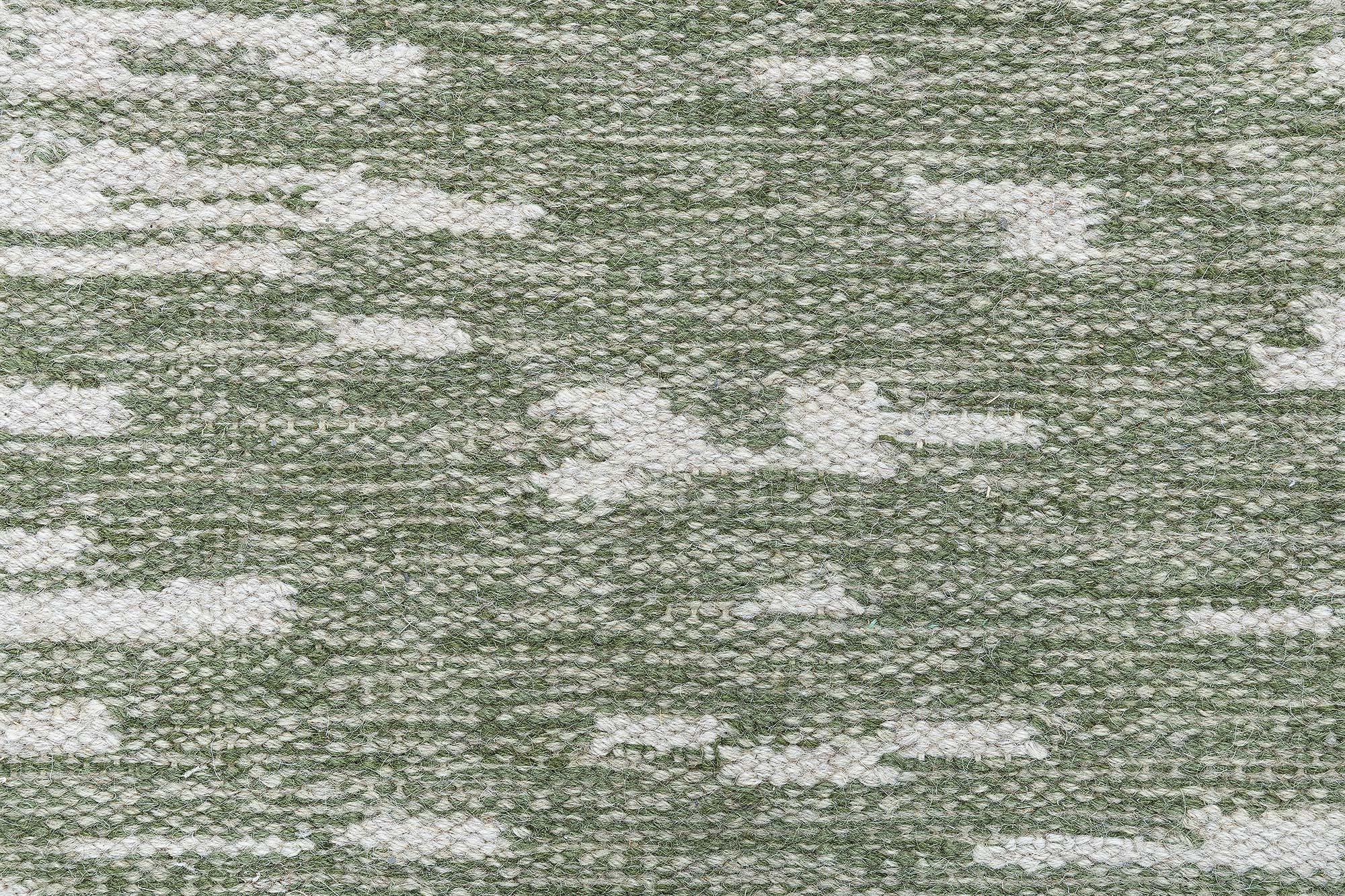 Annodato a mano Tappeto in lana in stile scandinavo moderno con design 