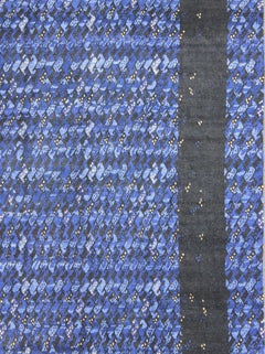 Modern ScandinavianSwedish Geometric Design Rug by Keivan Woven Arts 9'2 x 11'10