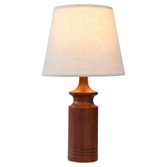 Modern Scandinavian vintage Teak table lamp from Denmark