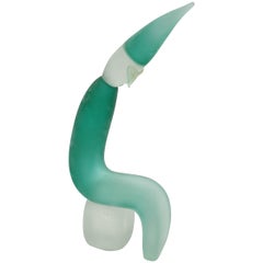 Modern "Scavo" Murano Glass Sculpture Pulcinella by Cenedese, 1980s