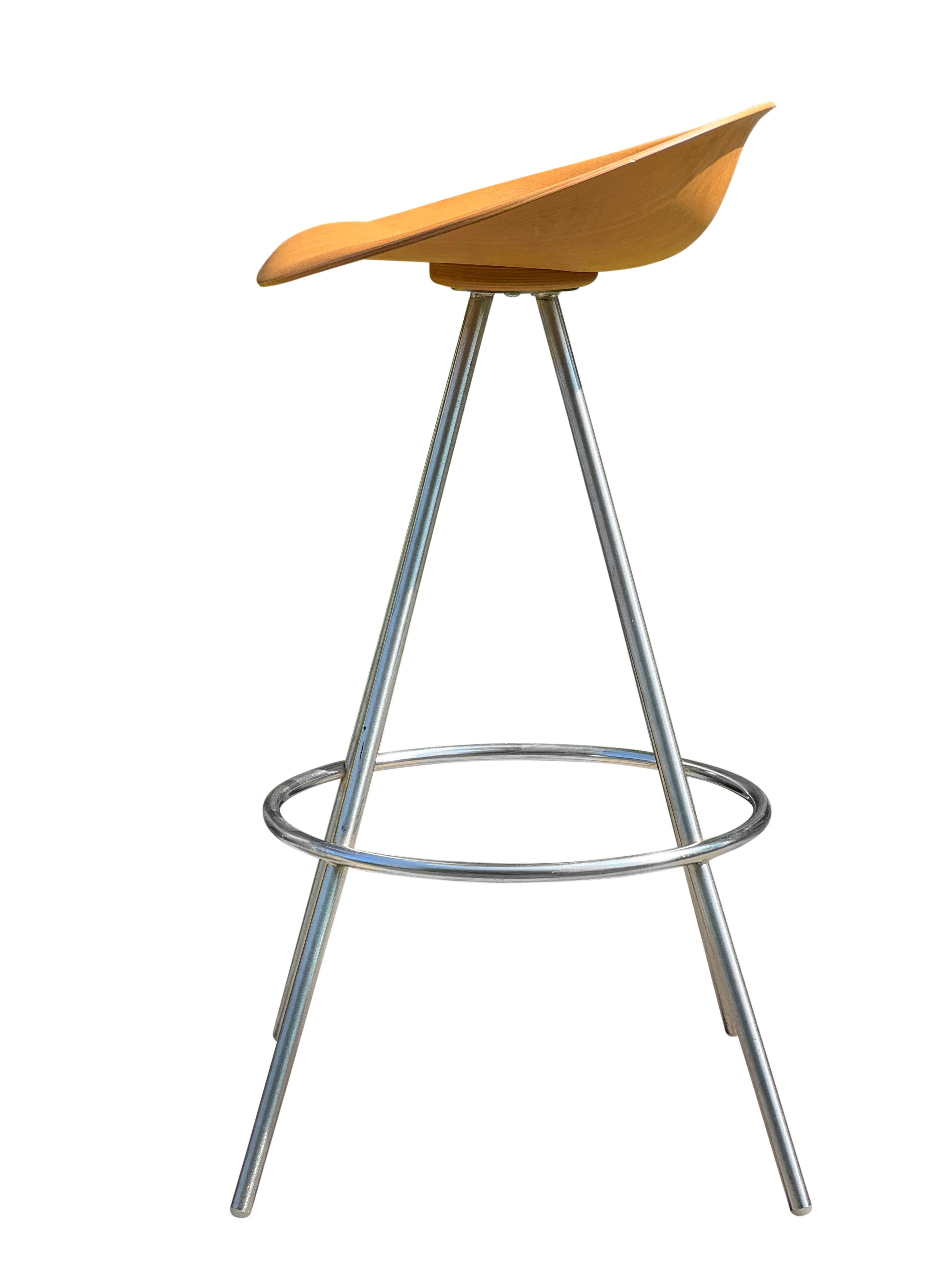Contemporary Modern Sculpted JoJo Model Bar Stools by Allermuir For Sale