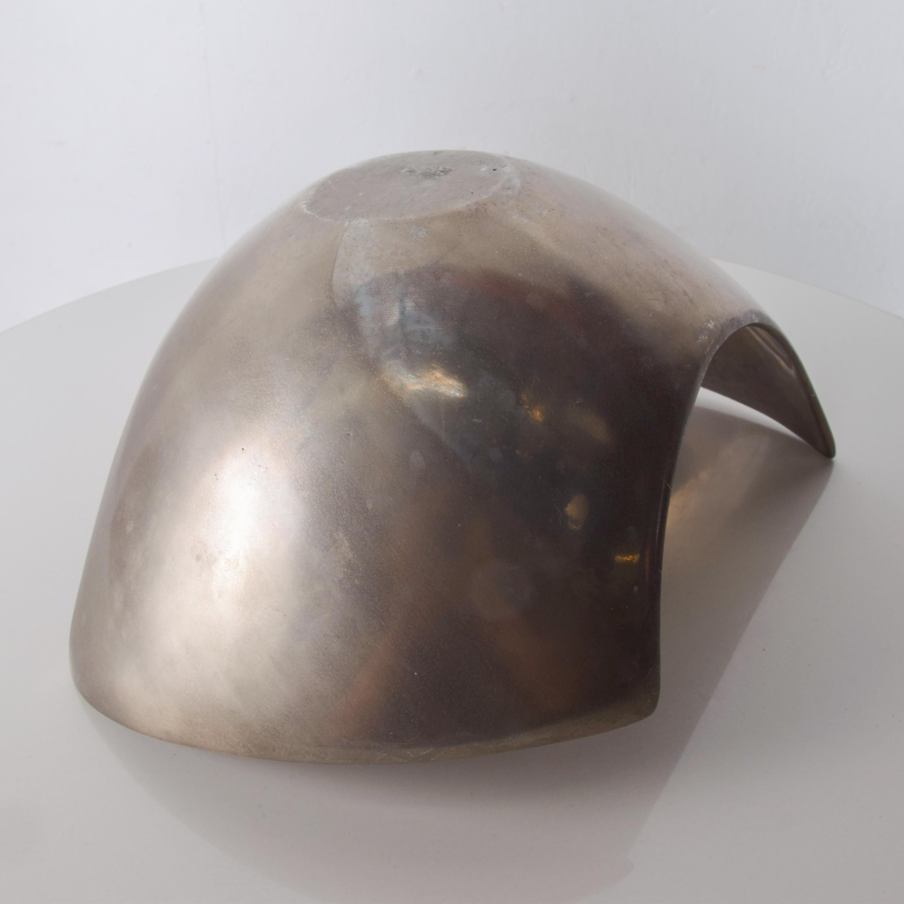 Modern Sculptural Aluminum Bowl Nambe Era 1