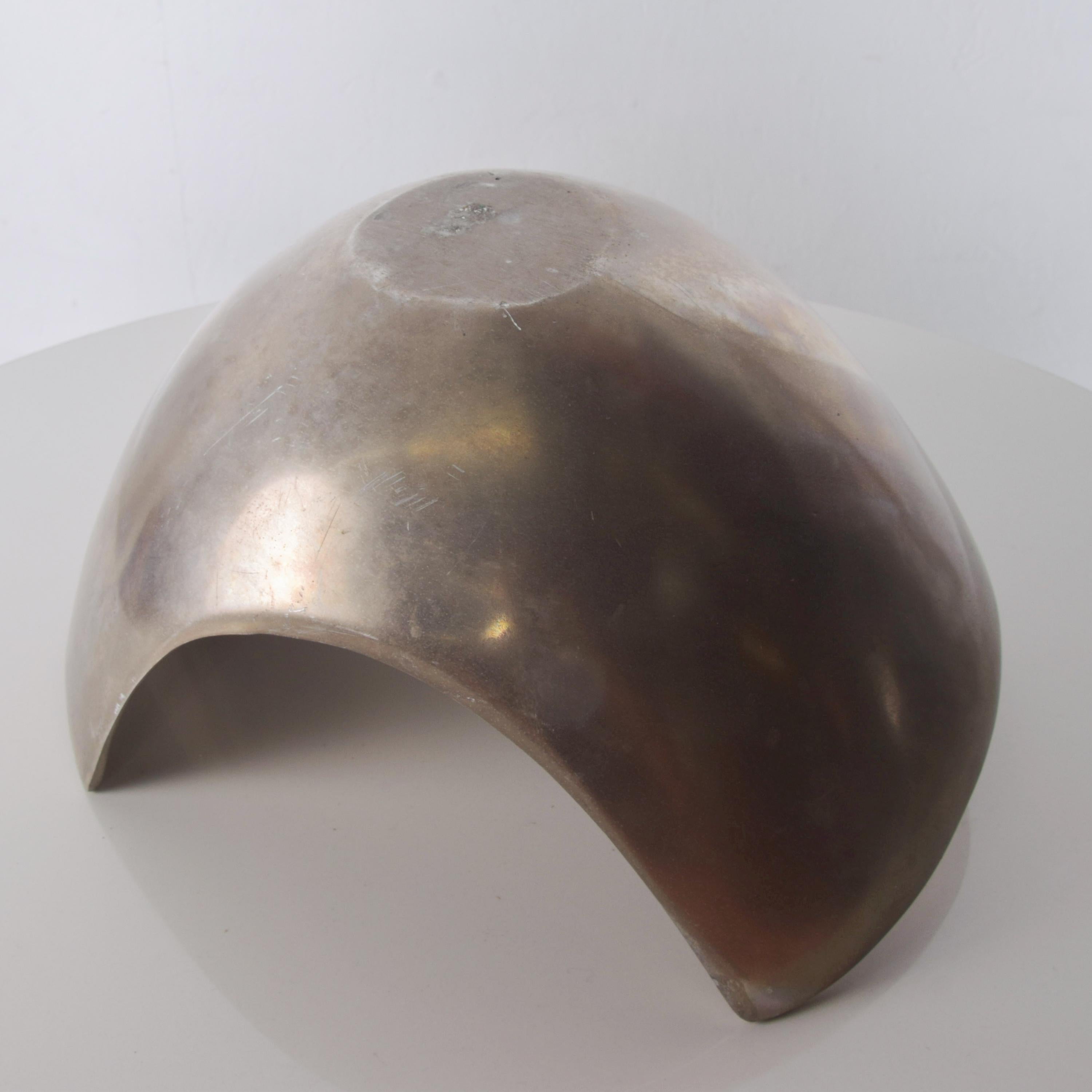 Modern Sculptural Aluminum Bowl Nambe Era 2