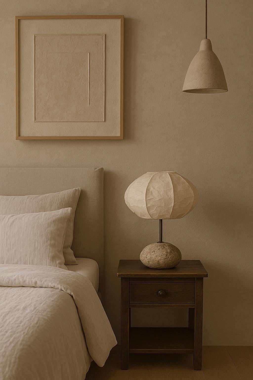 Modern Sculptural Ceramic Lamp – Unique Handmade Artistic Home Lighting im Angebot 2