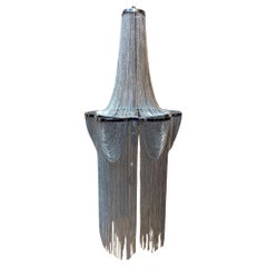 Modern Sculptural Draped Chain Chandelier