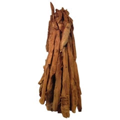 Modern Sculptural Driftwood Horse Head
