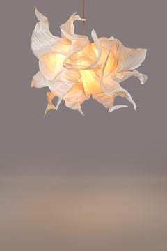 Modern Sculptural Fabric Pendant Light from Costantini x Studio Mirei, Supernova
