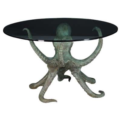 Patinated Bronze Octopus Table or Sculpture, 1970s Italy For Sale at ...