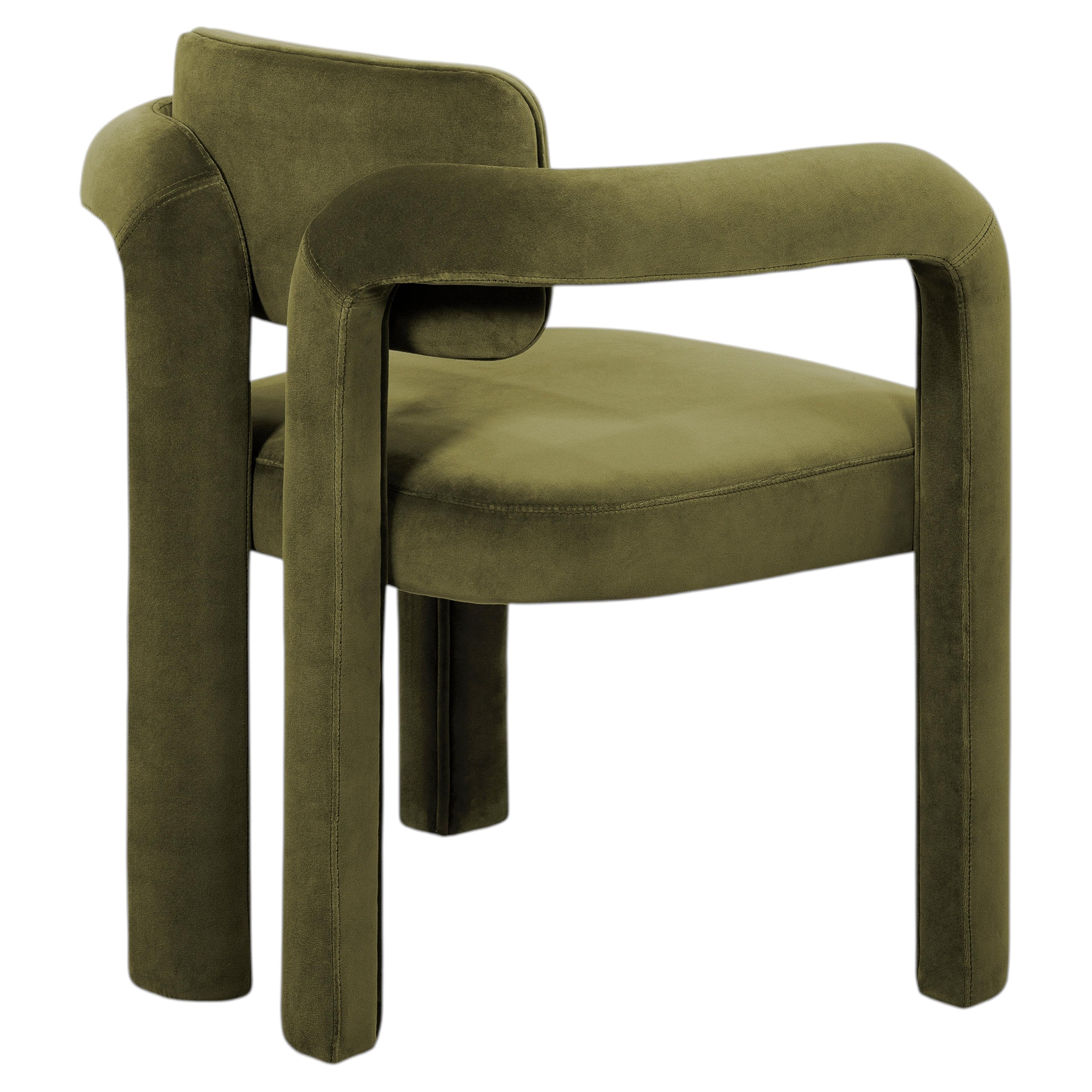 Silla de Comedor Doble Arco, Terciopelo, InsidherLand by Joana Santos Barbosa