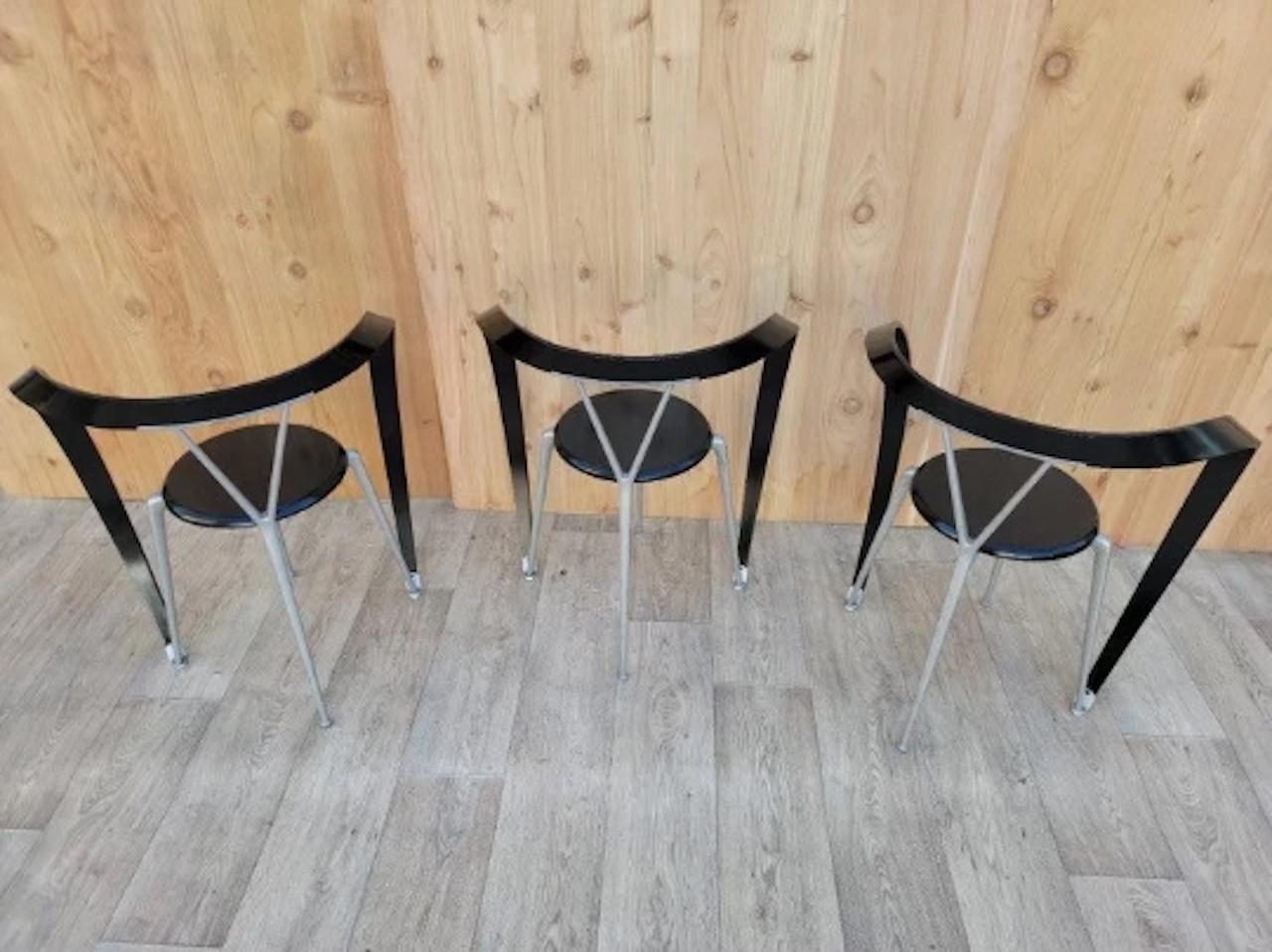Modern Sculptural Revers Armchairs by Andrea Branzi for Cassina - Set of 3 en vente 3